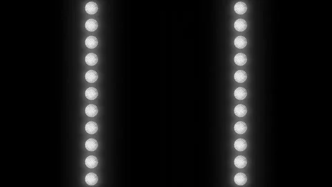 Lights Board Loop LED Background Animation Lights Flashing Wall Stock Footage 310873265