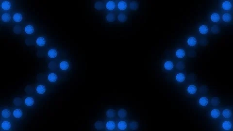 Lights Board Loop LED Background Animation Lights Flashing Wall Stock Footage 310873340