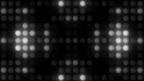 Lights Board Loop LED Background Animation Lights Flashing Wall Stock Footage 310873358