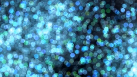 Lights bokeh azure background Stock Footage 80446899