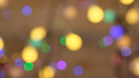 Lights Bokeh Background Video stock 93564037