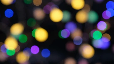 Lights Bokeh Background Video stock 93566145