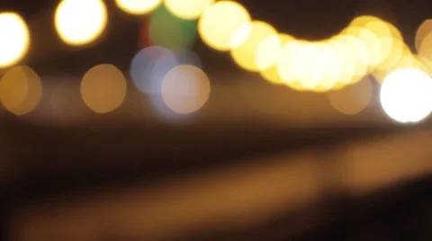 Lights Bokeh FX #7 - Bridge Stock Footage 47040772