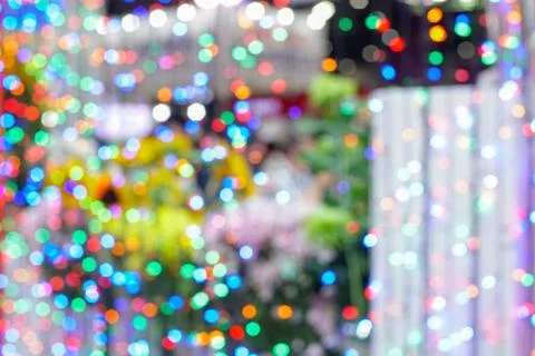 Lights like bubbles. A background for christmas. Stock-Fotos