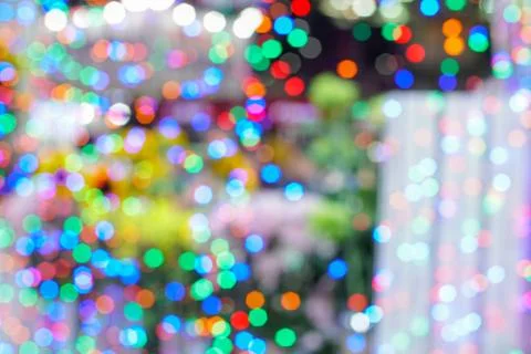 Lights like bubbles. A background for christmas. Stock Photos
