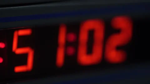 Lights of Buttons of Synchro Clock of Console Broadcasting TV Stock Footage 61498458