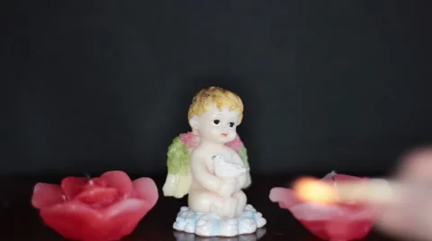 Lights Candles Stock Footage 47032299