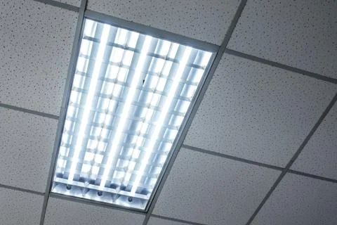 Lights on the Ceiling Stock Photos