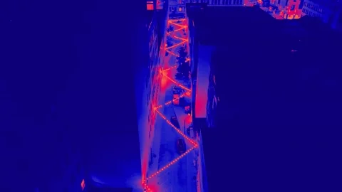 Lights That change - Syracuse, NY Vídeo Stock 336465176