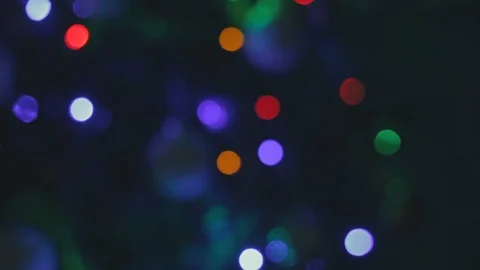 Lights On Christmas Tree Stock-Footage 122687790