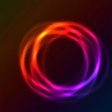 Lights in circle Stock Illustration