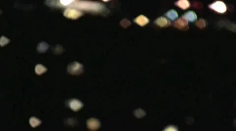 Lights of the City Bokeh Stock Footage 10584857
