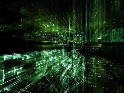 Lights of City Stock Illustration