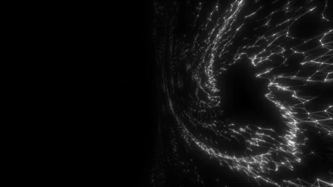 The lights of the city from space. Digital background. Seamless loop. Stock Footage 101881247