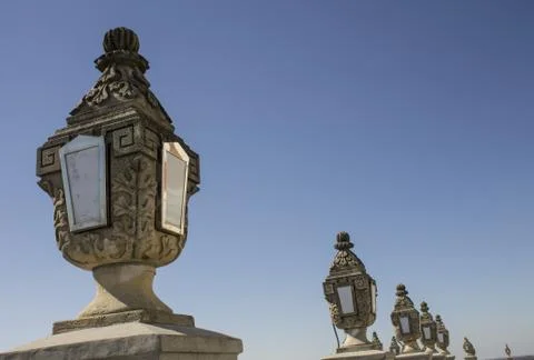 Lights in the classical style of sky Stock Photos