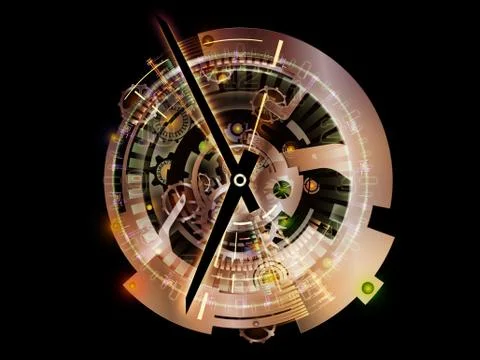 Lights of Clockwork Stockillustratie
