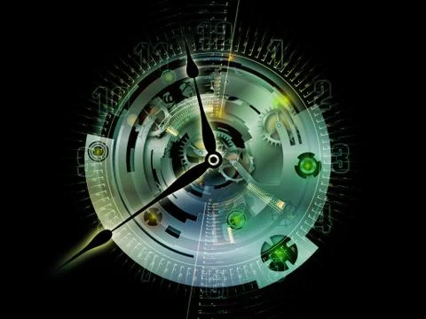 Lights of Clockwork Illustrazione stock