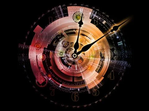 Lights of Clockwork Illustrazione stock