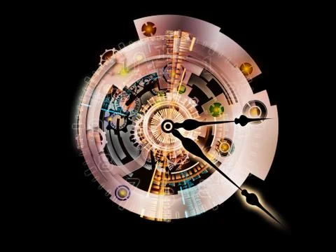 Lights of Clockwork 스톡 일러스트