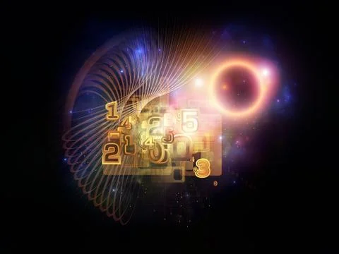 Lights of Code Stock Illustration