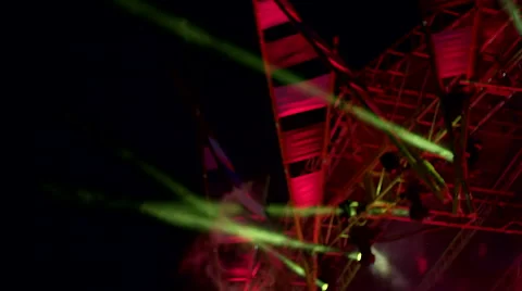 Lights at concert Stock Footage 63084833