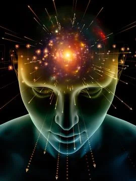 Lights of Consciousness Stock Illustration