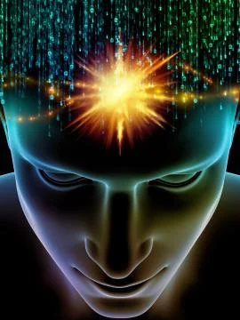 Lights of Consciousness Stock Illustration