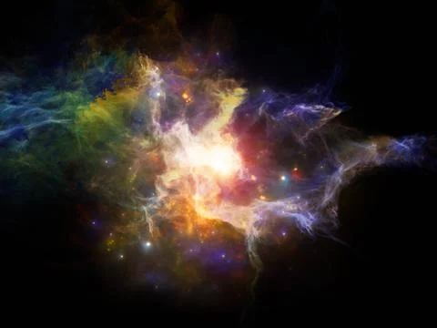 Lights of Cosmos Stock Illustration