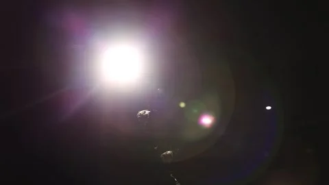 Lights In Dark Empty Theatre Turn On Directly At Camera Video stock 315224649