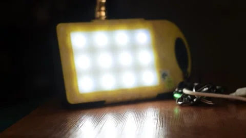 Lights in Dark Stock Footage 237754432