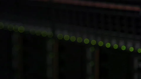 Lights from data centre network server Stock Footage 48650006