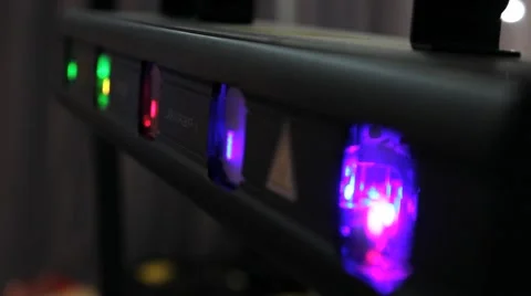 Lights of disco, DJ Stock Footage 46304879