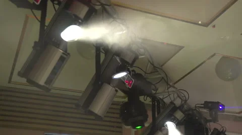 Lights in the disco Stock Footage 61750586