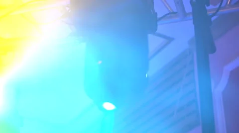 Lights in the disco Stock Footage 61750625