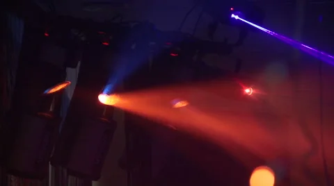 Lights in the disco Stock Footage 61750645
