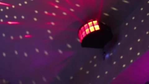 Lights in a discotheque Stock Footage 113851677