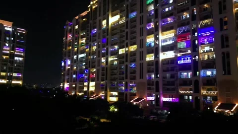 Lights on Diwali Vídeos de archivo 220358793