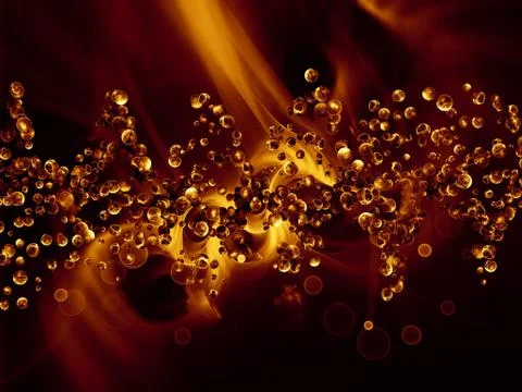 Lights of DNA Stock Illustration