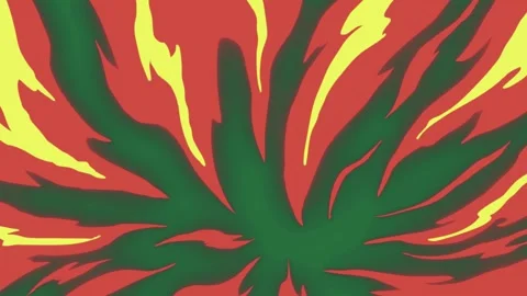 Lights Dynamic With Flames Motion Graphic Overlay Stock Footage 338015544