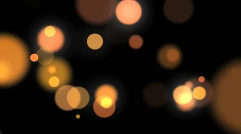 Lights effect with yellow dots out of focuse with alpha Stock Footage 41203443