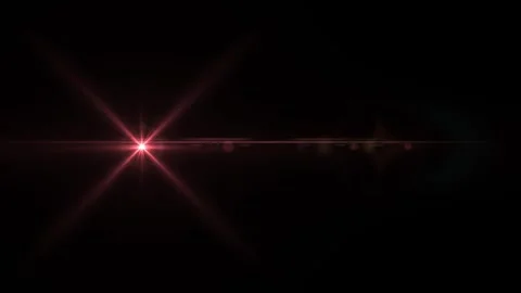 Lights effects black screen animation overlay 5 colors lens flares Stock Footage 279899677