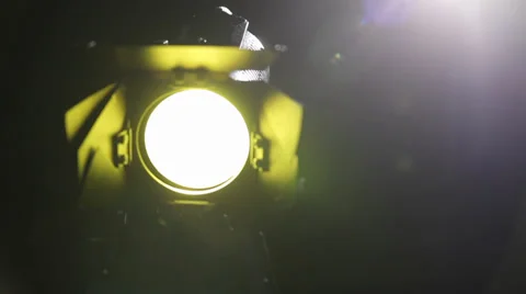 Lights for Film Making Stock Footage 35214196
