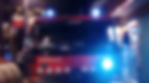 Lights of a fire truck Stock-Footage 138497141
