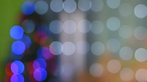 Lights flashing abstract bokeh background. abstract circle. Stock Footage 166619087