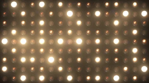 Lights Flashing Board 4K VJ Stage Floodlight 4K Blinder Blinking Lights Stock Footage