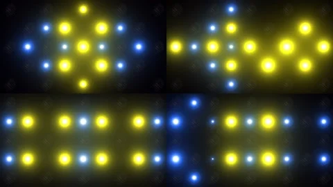 Lights Flashing Motion Graphics Stock Footage 279870897