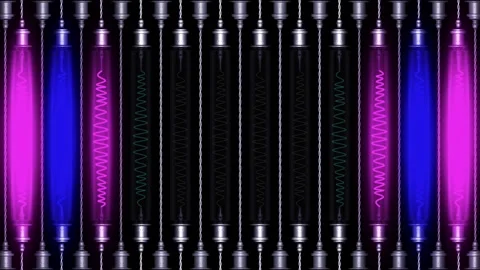Lights Flashing Panel Looped Video Stock Footage 147668489