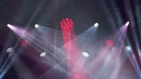 Lights flashing spotlights 動画素材 96260903