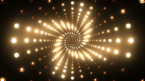 Lights Flashing Tunnel VJ Loop 4K Stock Footage 91492643