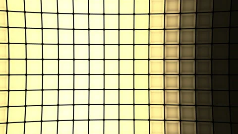 Lights flashing wall cubes bulbs pattern static vertical stage vj loop Stock Footage 93956245
